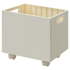 Our Works 移動式文件桌下附輪收納整理盒, 1個, 白色