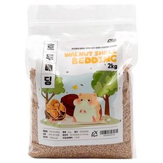 기화 햄스터 호두모래 소프트 베딩, 1개, 2kg
