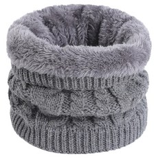 Kueko戶外天鵝絨圍脖, 混灰色, 1個