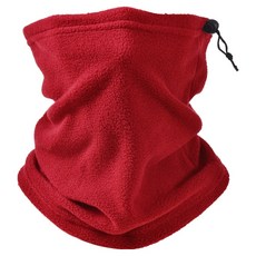 Laladu 防寒刷毛頸圍 冬季頸套, 1個, 紅色