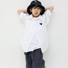 sonyun market 青少年款黑色愛心襯衫