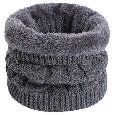 라라듀 겨울 니트 넥워머 방한 목토시, 다크 그레이, 1개
