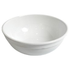 리빙메이트 단체급식 표준형 PC 식판국그릇 14 x 5.3 cm, 화이트, 1개