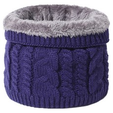 Kueko戶外天鵝絨圍脖, 海軍藍, 1個