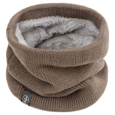 Laladew 厚實刷毛圍脖 冬季脖套, 1個, 棕色