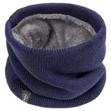 Laladew 厚實刷毛圍脖 冬季脖套, 1個, 深藍色
