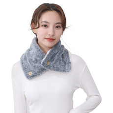 Tiruma 舒適多用途防寒圍脖, 黑色, 1個