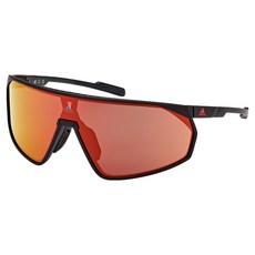 adidas 愛迪達 運動太陽眼鏡 SP0074-02L, 1個, 霧黑色(鏡框), Roviex(鏡片)