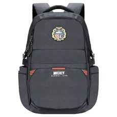 Disney 迪士尼 米奇素面學院風 護脊防潑水大容量小學生書包 3~6年級適用 平行輸入 SM81233