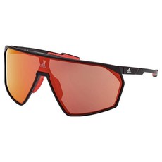 adidas 愛迪達 運動太陽眼鏡 SP0073-02L, 1個, 霧面黑(鏡框), Loviex(鏡片)