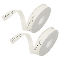 Modernat 禮物包裝字母緞帶, 2捲, 單一顏色, 35m