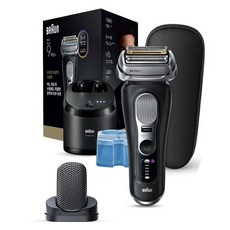 BRAUN 시리즈 9 PRO+ 울트라 씬 전기면도기, 9690cc, 블랙