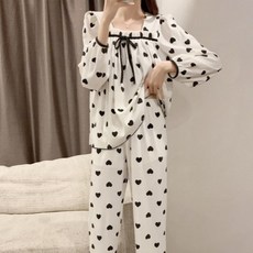 CofV 女款套頭休閒可愛兩件式睡衣上下套裝