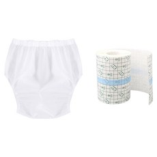 Happy is Mine 保護完善術後防水褲 白色 + 防水貼片組, 1套