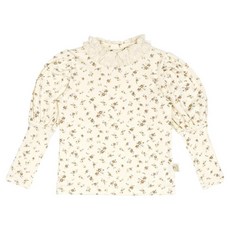 女童 Avec Toi Ella 花朵泡泡袖T恤