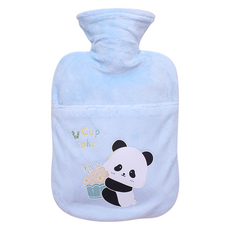 OveL 簡約熱敷袋 藍色熊貓 S, 1個