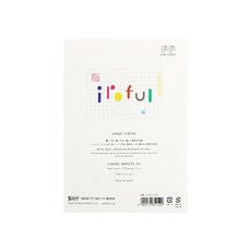 이로풀 종이 루즈 시트 75g 모눈, 1개