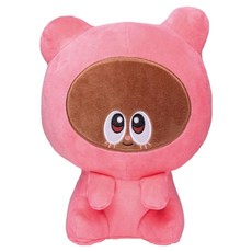 TAKARA TOMY 新軟軟噗尼寵物小精靈 愛噗尼說話絨毛玩具, 粉色, 1個, 13cm