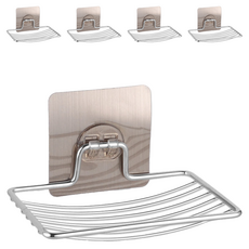 FANCY LIFE 不鏽鋼肥皂架 5個, 1套, 原色