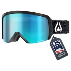 와일드혼 크리스토 스키 스노우보드 고글, 스텔스 아이스블루V2, 1개