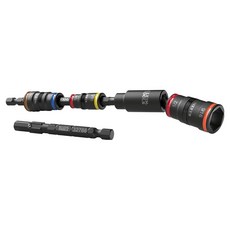 KLEIN TOOLS 彎角轉接頭衝擊翻轉套筒組 32984, 1套