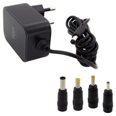 솔탑 DC 12V2A CCTV 1.5m 다용도 멀티 어댑터 + 4종 젠더 세트, 1세트, SOLTOP-1825