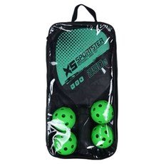 바이비드 입문용 피클볼 라켓 2p + 공 4p 세트, 그린, 1세트