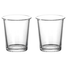 벨르디자인 카페 유리컵 300ml, 투명, 2개