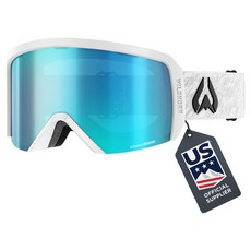 WILDHORN Cristo 滑雪與單板滑雪護目鏡, 1個, 北極白冰藍V2