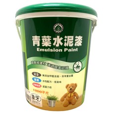 青葉油漆 平光水性水泥漆, 象牙色, 3.785L, 1個