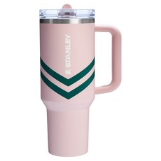 스탠리 퀜처 프로투어 플립스트로 텀블러, 피치 휩 쉐브론, 1.18L, 1개