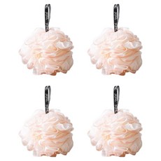 블럭마트 욕실 버블버블 샤워볼 50g, 핑크, 4개, 1개입