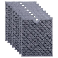 MONACO OLIVE Tile Waffle 浴室磁磚清潔抹布 12 x 15.3 x 0.5 cm, 單一顏色, 8個