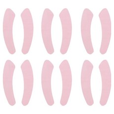 블럭마트 욕실 빨아쓰는 사계절 변기시트, 핑크, 6개