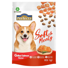 Perfecta 成犬軟飼料, 1kg, 1個, 鮭魚口味