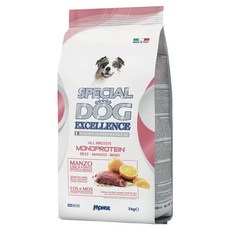 LECHAT EXCELLENCE 全齡犬天然呵護配方狗飼料, 1個, 3kg, 牛肉 + 甜橙