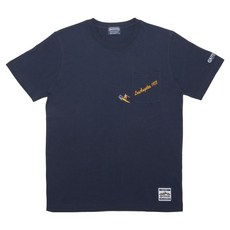 OUTDOOR PRODUCTS 口袋衝浪刺繡T恤 ODC5242ENYL, 深藍色