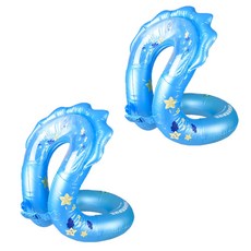 LEADER X 全新升級3氣囊加厚戲水泳圈 S, 2個, 藍色