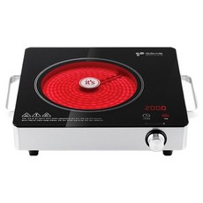 Kitchen-Art REX 實用型旋鈕式黑晶電陶爐 1口, 一般型, KA-805(A)