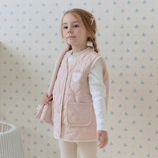 ROANJANE 女童 Love You 鋪棉背心