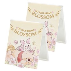 Disney 迪士尼 櫻花系列 折疊鏡 中 2個, 睡覺維尼 黃色