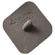 Black Join 地板排水孔蓋矽膠墊, 灰色