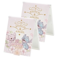 Disney 迪士尼 櫻花系列 折疊鏡 中 2個, 蛋糕史迪奇