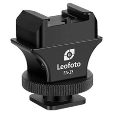 Leofoto 徠圖 閃光燈冷熱靴自動鎖緊快拆夾座 + 快拆冷靴 總代理公司貨 通用冷靴版, FA-13 + FA-10, 1套