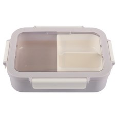 콩콩 컴팩트 밀폐 도시락통, 그레이, 1개