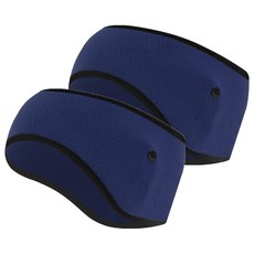 FIRST FIT 運動耳罩 鈕扣, 2個, 海軍藍