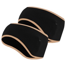 FIRST FIT 運動耳罩 鈕扣, 2個, 黑色 + 米色