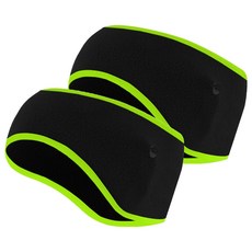 First Fit運動耳塞 鈕扣, 2個, 黑色+霓虹綠