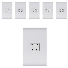 nano Odyssey 簡約電話嵌入式插座 白色, 6個