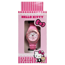 Sanrio 三麗鷗 女款 HELLO KITTY系列中硅塑膠錶 S7-3001